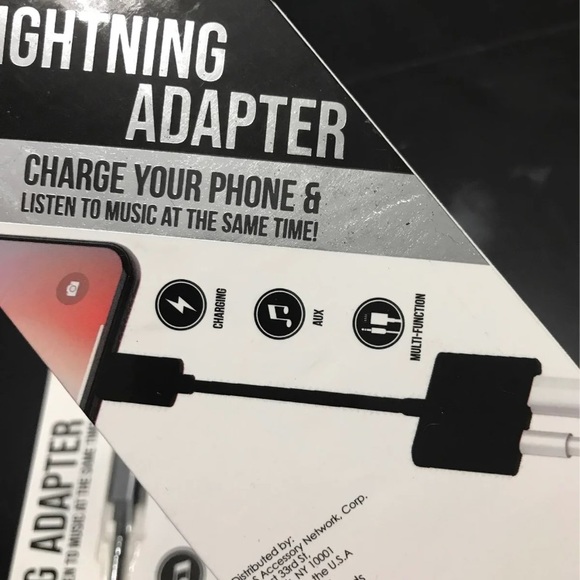 2 Packages Gabba Goods iPhone Lightning to Aux & Splitter Port, Charging, - Picture 3 of 5